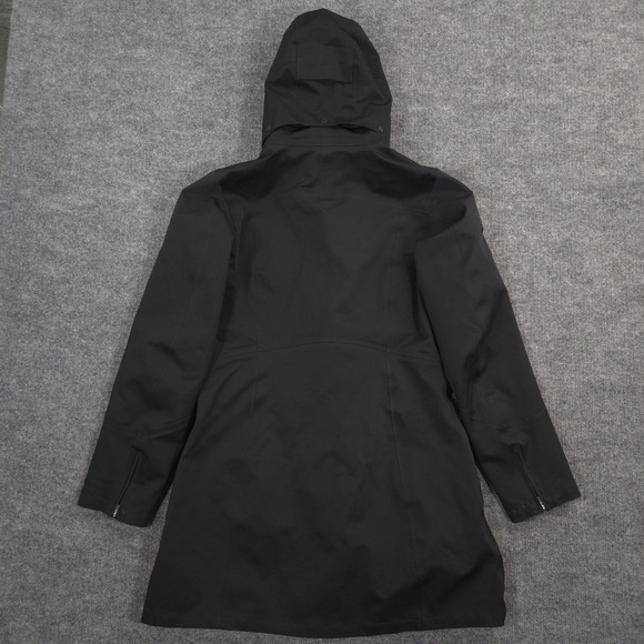 Patagonia Tres Parka Jacket Womens M Black H2No DWR Removable Hood *Shell Only* - Picture 8 of 16
